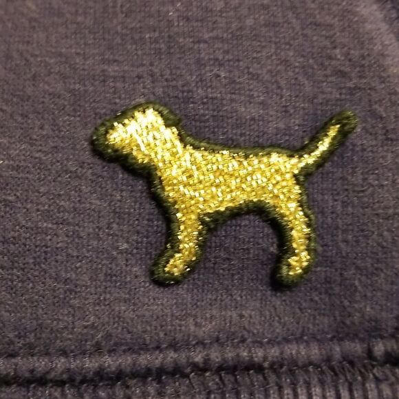 "Pink " Victoria Secret Hoodie Sweatshirt Jacket with Gold Lettering XS - Picture 6 of 9